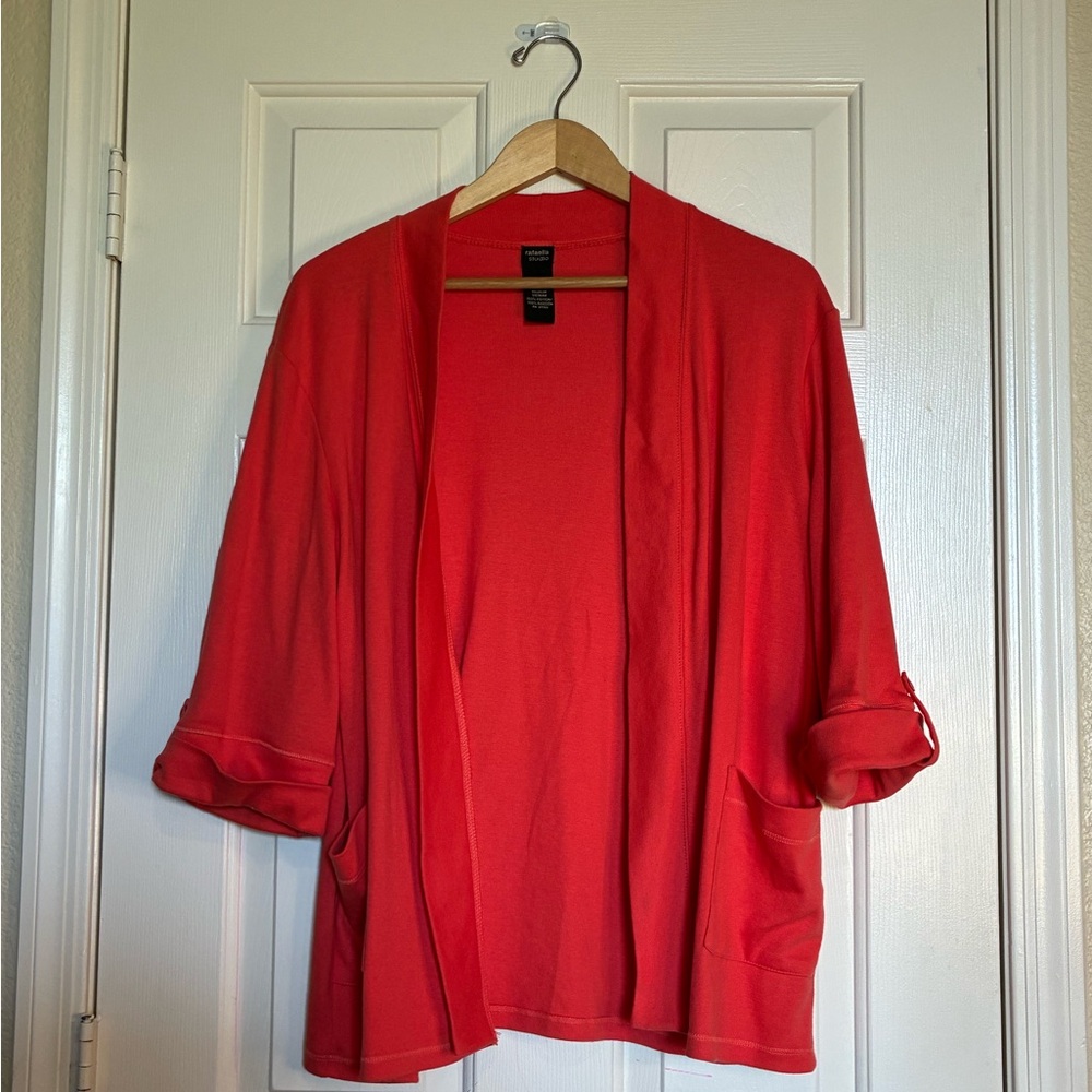 Vibrant Red Women's Cardigan